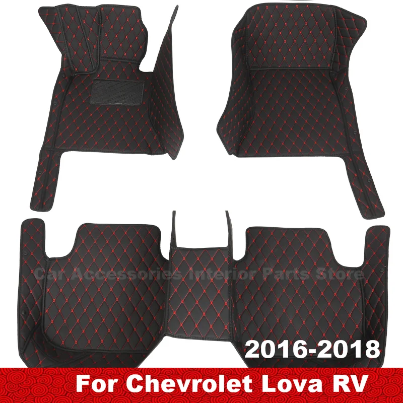 

Автомобильные коврики, коврики для Chevrolet Lova RV 2018 2017 2016, кожаные водонепроницаемые противогрязные коврики, пользовательские автомобильные аксессуары для интерьера