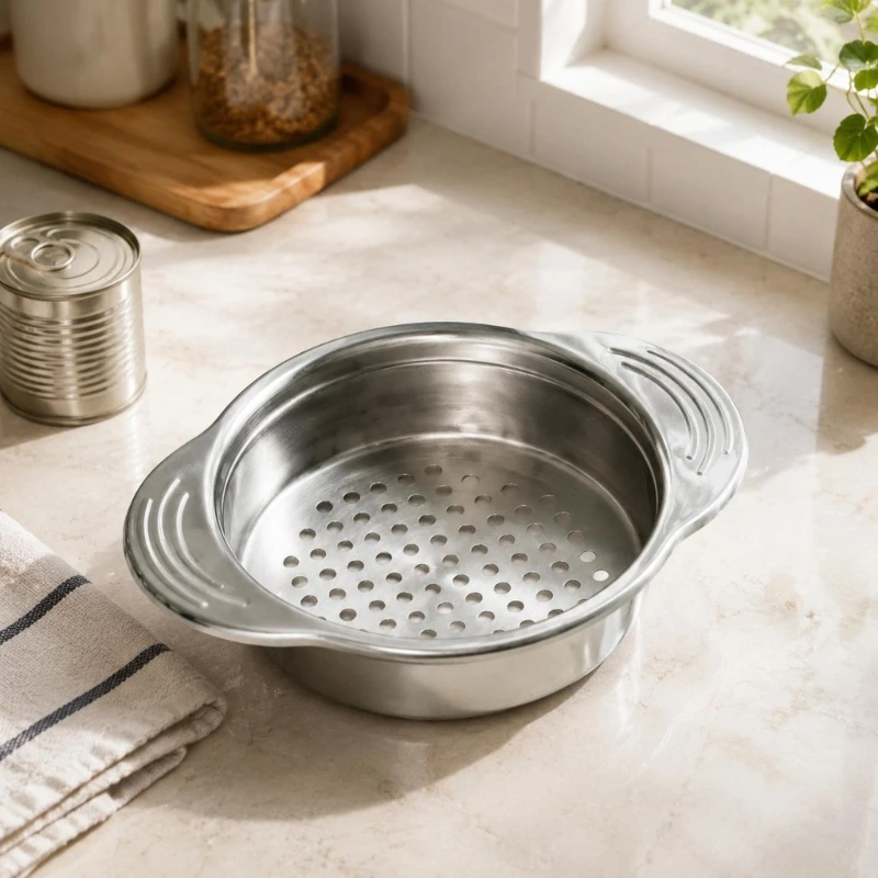 2-Pack Canned Drainers with Perforations for Retaining JOMD