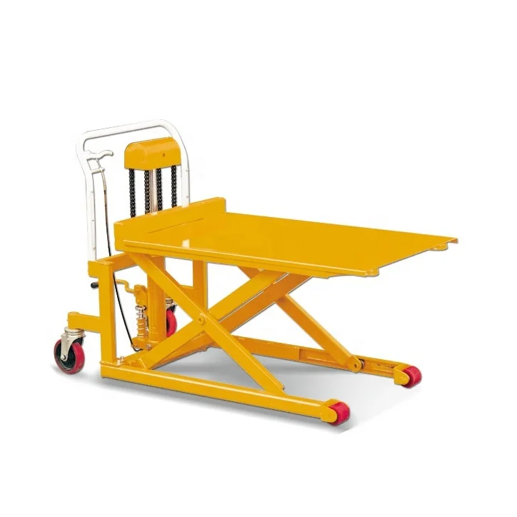 Foot Pedal Lifter Hand Scissor Lifting Machine Manual Scissor Lifter Skid Lifter Pallet Truck 500kgs