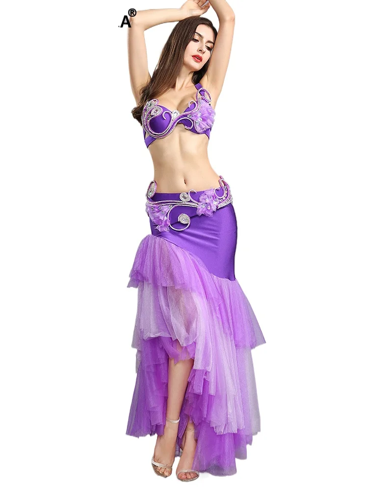 2024 New High-end Belly Dance Skirt Suit Oriental Dance Performance Costume Sexy Performance Bra Suit 119085