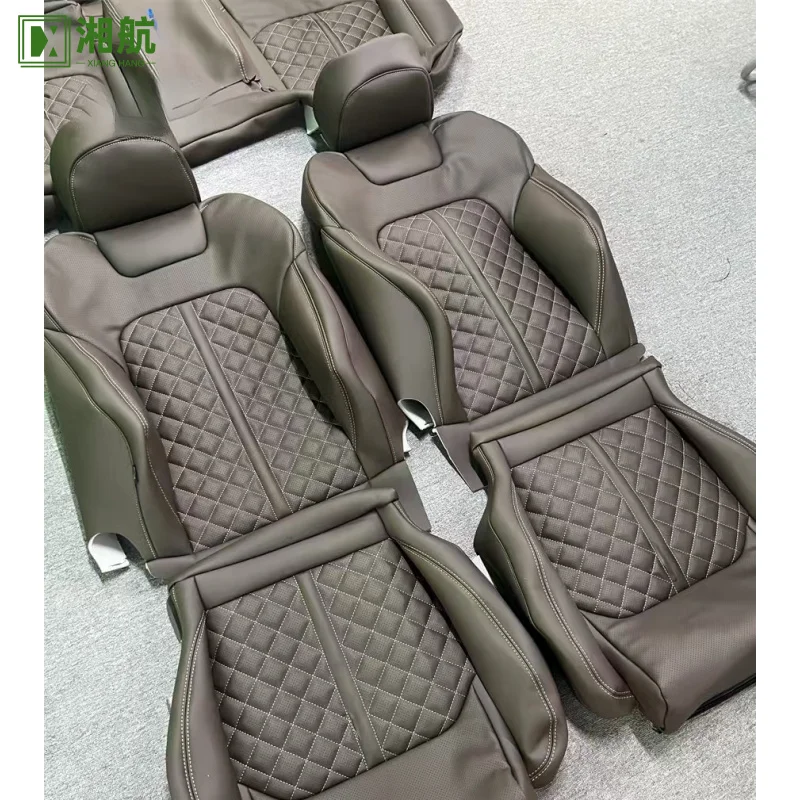 Suitable for  Audi A3 Car Luxury Sport Racing Seat Carbon Fiber Panel Leather Cover Bucket Upgrade RS Seats