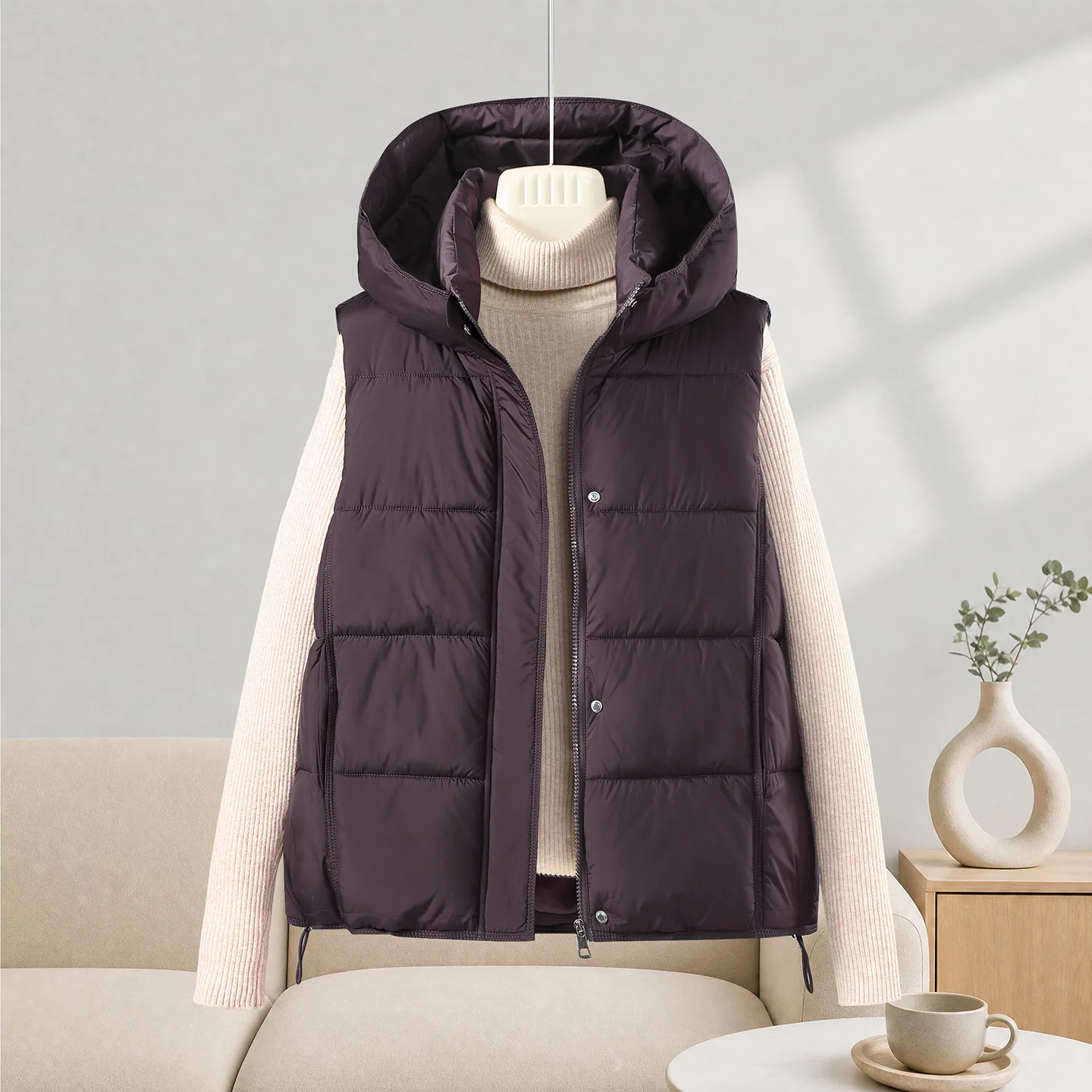 패션 민소매 조끼 여성 코튼 패딩 파카 푸퍼 베스트 조 - Puffer Vest Padded 리뷰 및 가격