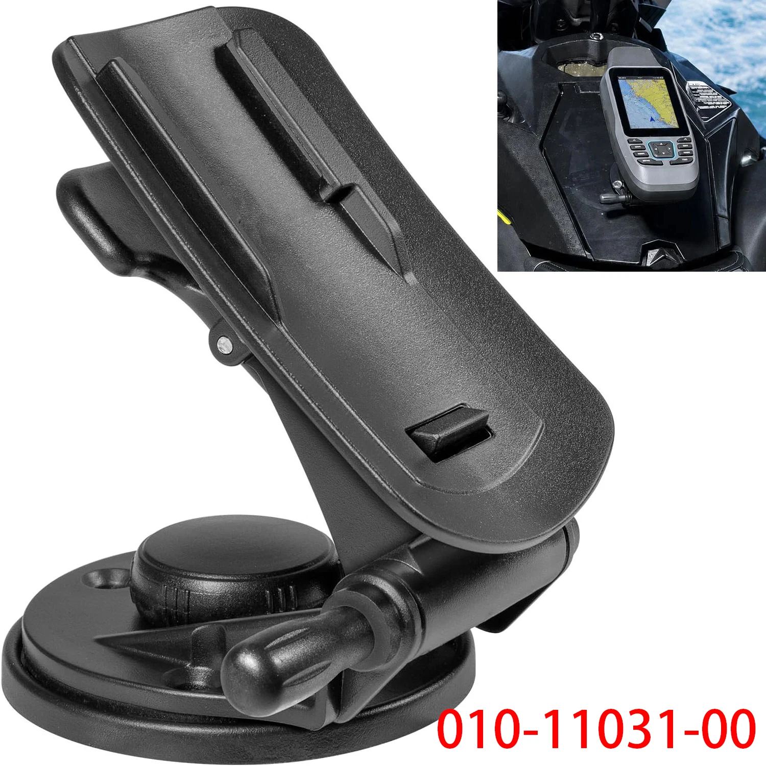 TML 010-11031-00 Marine Mount Fit for Garmin Colorado Series 300 400c 400i 400t & GPSMAP 62 64 66 Adjustable Handheld Mount,