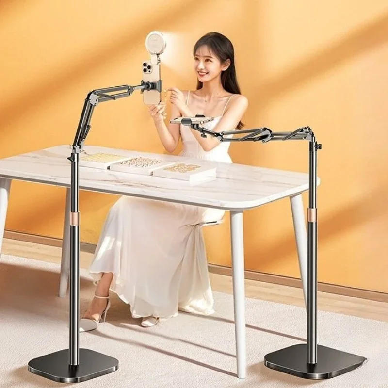 Live streaming host desktop selfie stick overhead multi-function