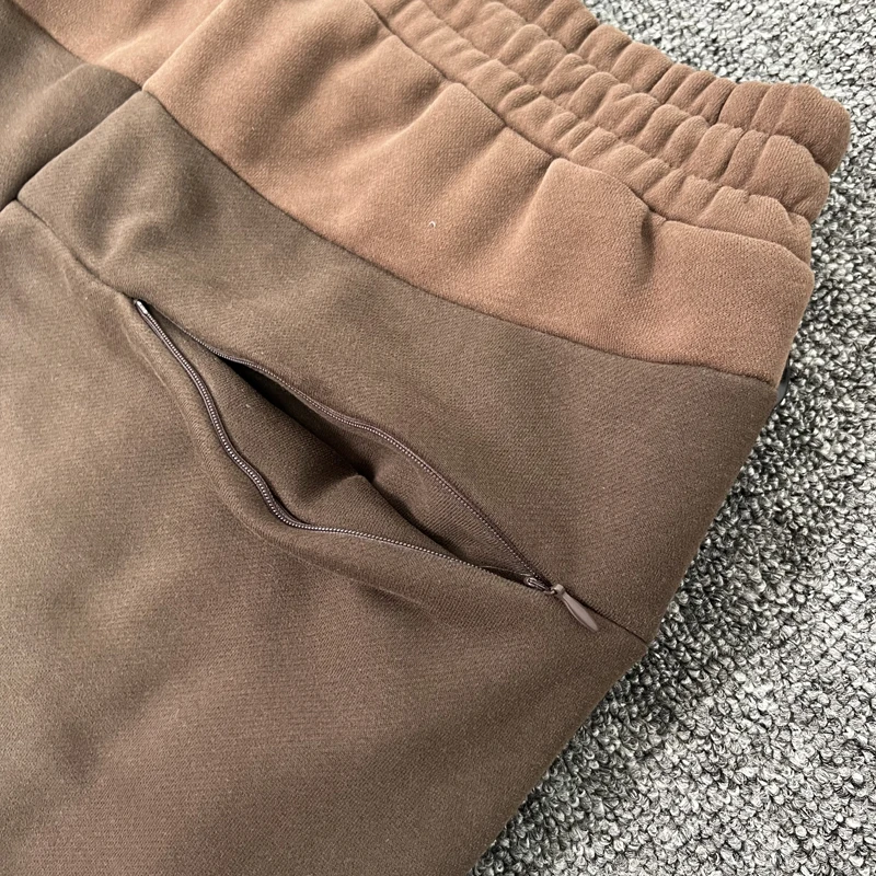 Kroen Sweatpants اليومية فضفاضة الرجعية الشارع الهيب هوب التطريز المرقعة الرباط سراويل تقليدية الرجال النساء السراويل #4