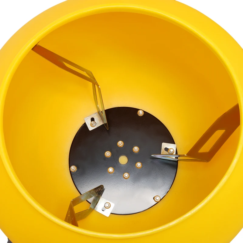 Tambour à béton électrique robuste mélangeur mortier mortier stucco Poly 6 CUFT/170L Portable électrique Poly tambour béton Mi