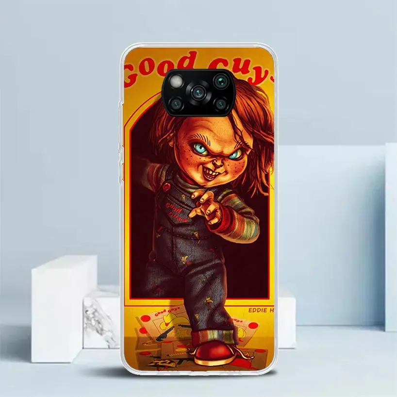 Chucky Child's Play Phone Case For Xiaomi Poco X6 X5 X4 X3 Nfc F6 F5 Pro F4 Gt F3 F2 F1 M5S M4 M3 M2 Soft TPU Back Cover