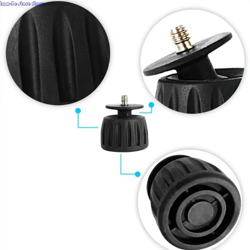 D0UA 360 Rotating Camera Tripod Feet Pad Rubber Basis Universal Anti Slip Accessory