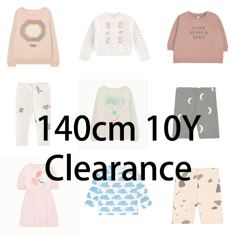 EnkeliBB 2+ Pieces Free shipping ~ 140cm 10Y Clearance Children Spring Sweatshirt and Pants Sest Girl Knit T-shirts