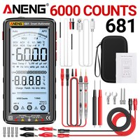 ANENG 681 Rechargable Digital Voltage Tester Non-contact Meter LCD Screen AC/DC Voltage Professional Multimeter Current Tester