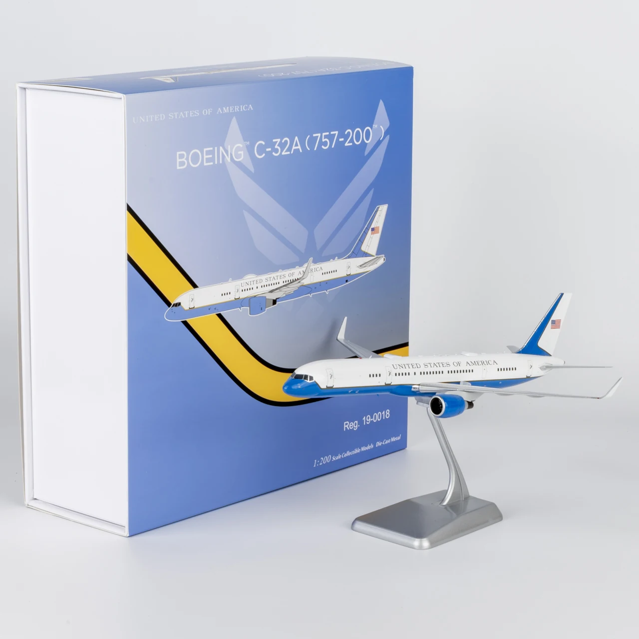 

42042 Alloy Collectible Plane Gift NG Model 1:200 US Air Force (USAF) Boeing C-32A(757-200) Diecast Aircraft Jet Model 19-0018