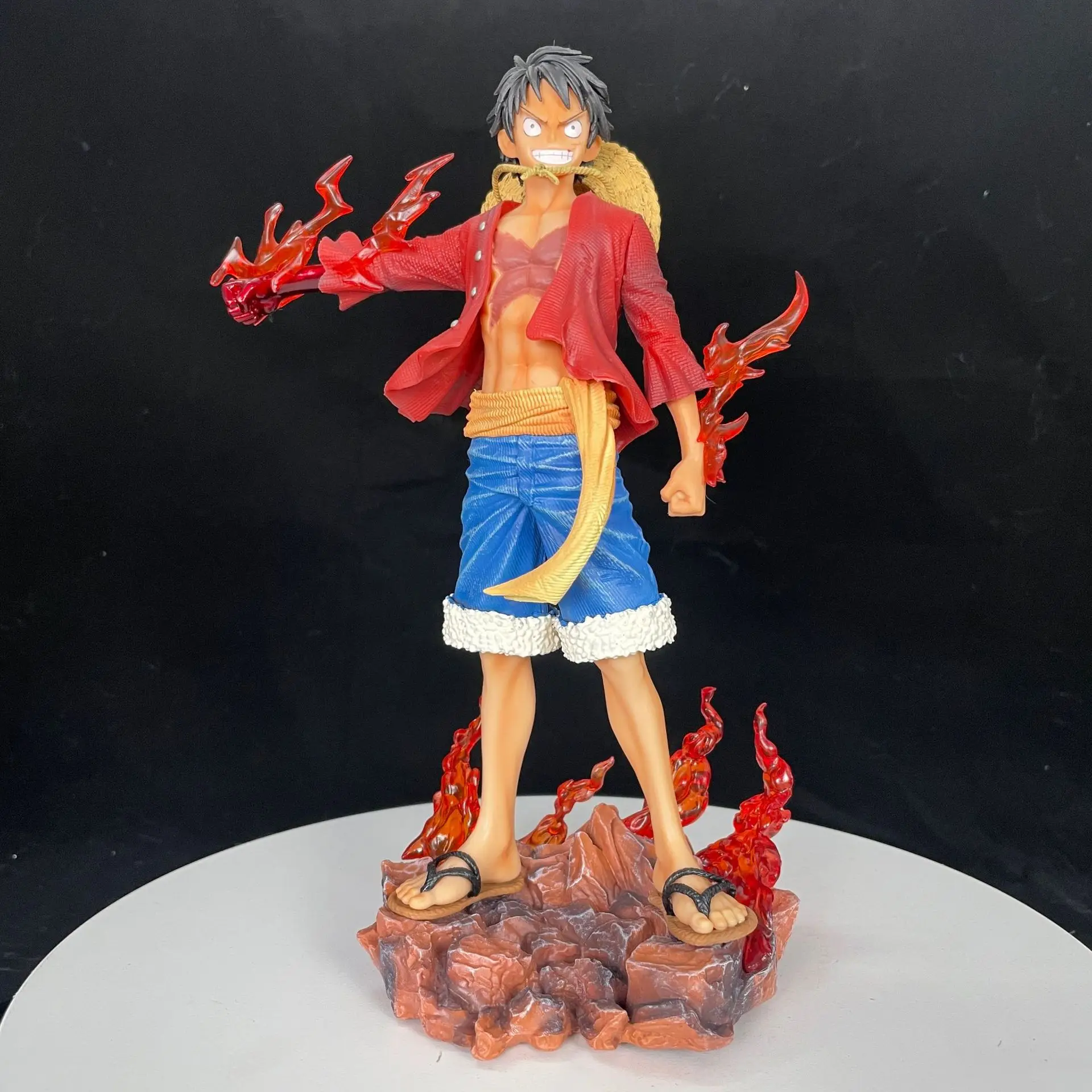 One Piece LX MAX Standing 27cm Luffy Meteor Cap Action Figurine Desk Collectible Anime Model Toys Figures Gift