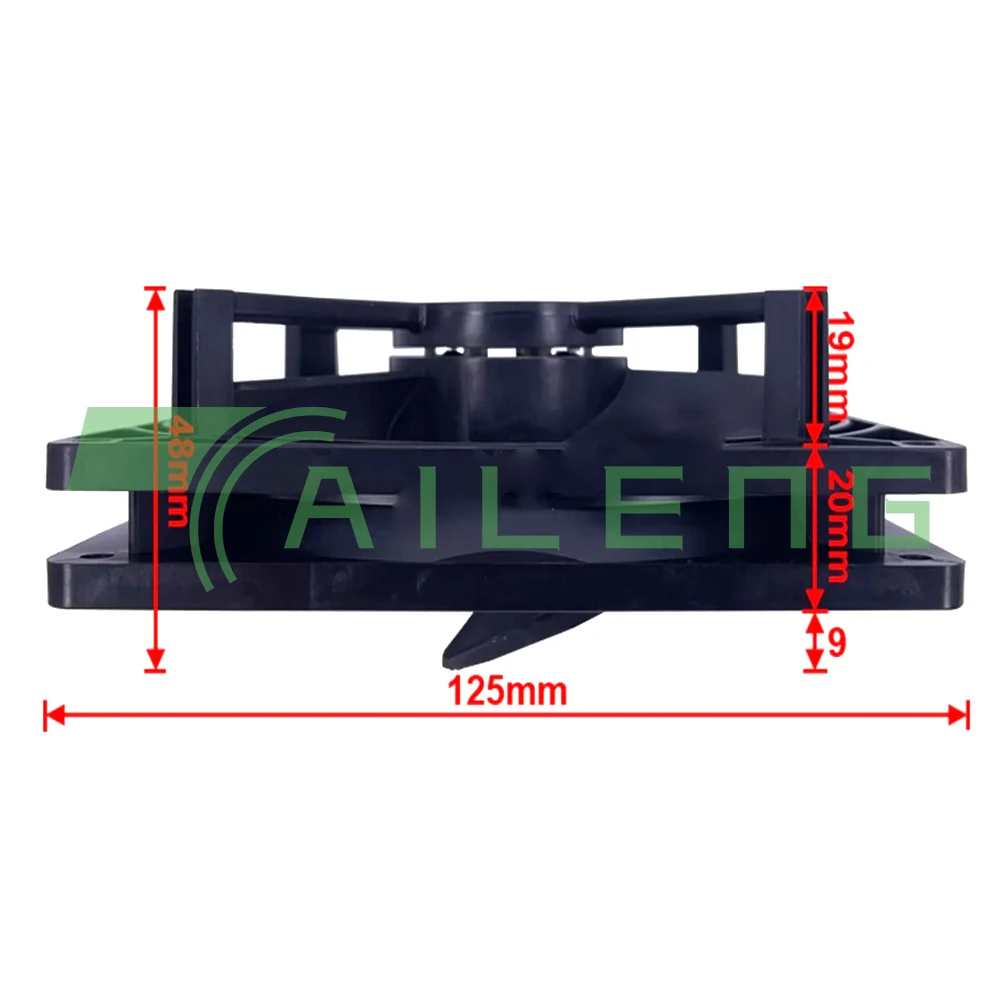 Ventola da frigorifero con ventola 14V 4715jl-09w-s46 6b22a72-qf1 dc14v 0,28a