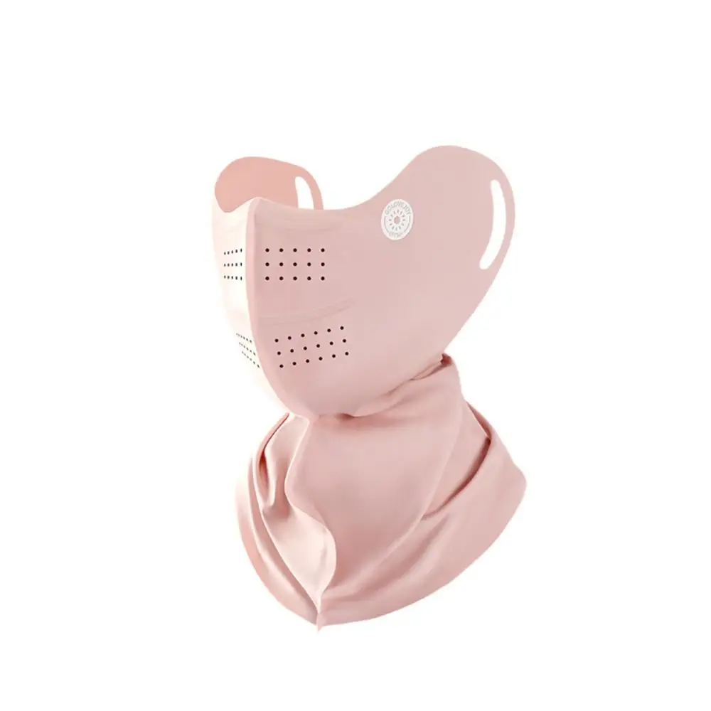 جديد المضادة للأشعة فوق البنفسجية واقية من الشمس قناع الوجه الحرير الجليد رقيقة غطاء الوجه قناع الصيف تنفس نصف غطاء الوجه المرأة