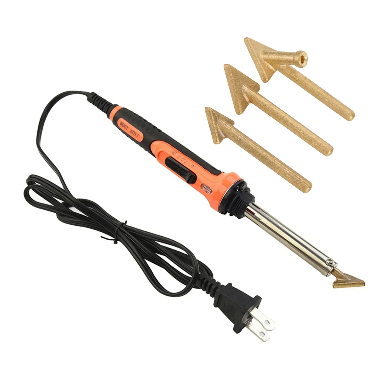 Electric Soldering Iron Kit 100W Plastic Welding Kit For Car Bumper RepairSoldering Iron Thermal Stapler Leather Ironing Tool