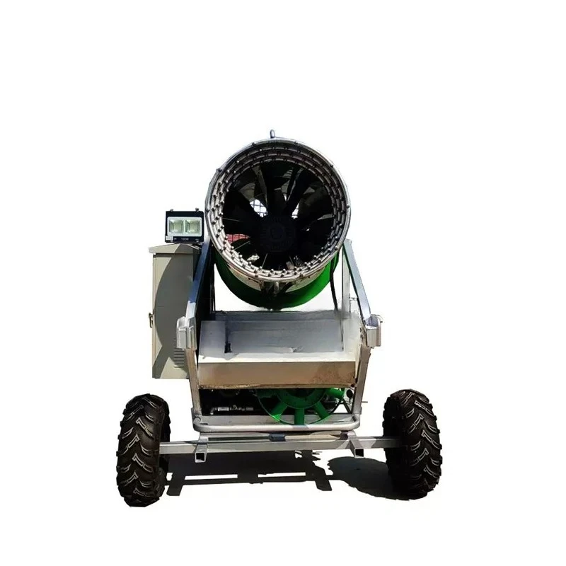 A chassis type large snow machine, saving time and effort, and a snow machine with a large amount of snow