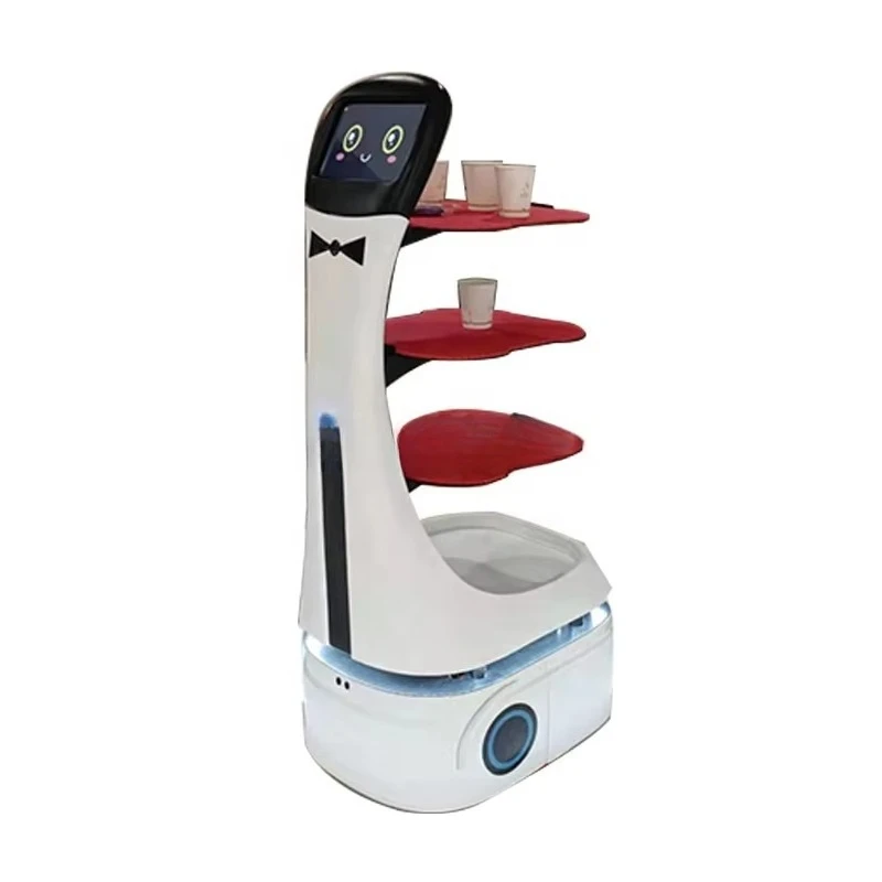 Highly Automated Restaurant Catering Service Robot Intelligent Food Delivery Robot Autonomous Food Delivery Robot