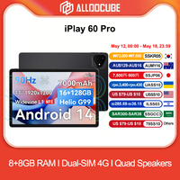 ALLDOCUBE iPlay 60 Pro 11 inch Tablet PC 90Hz 6+10GB ROM 128GB RAM 4G LTE & Wi-Fi Android 14 Helio G99 Octa Core 7000mAh 18W PD