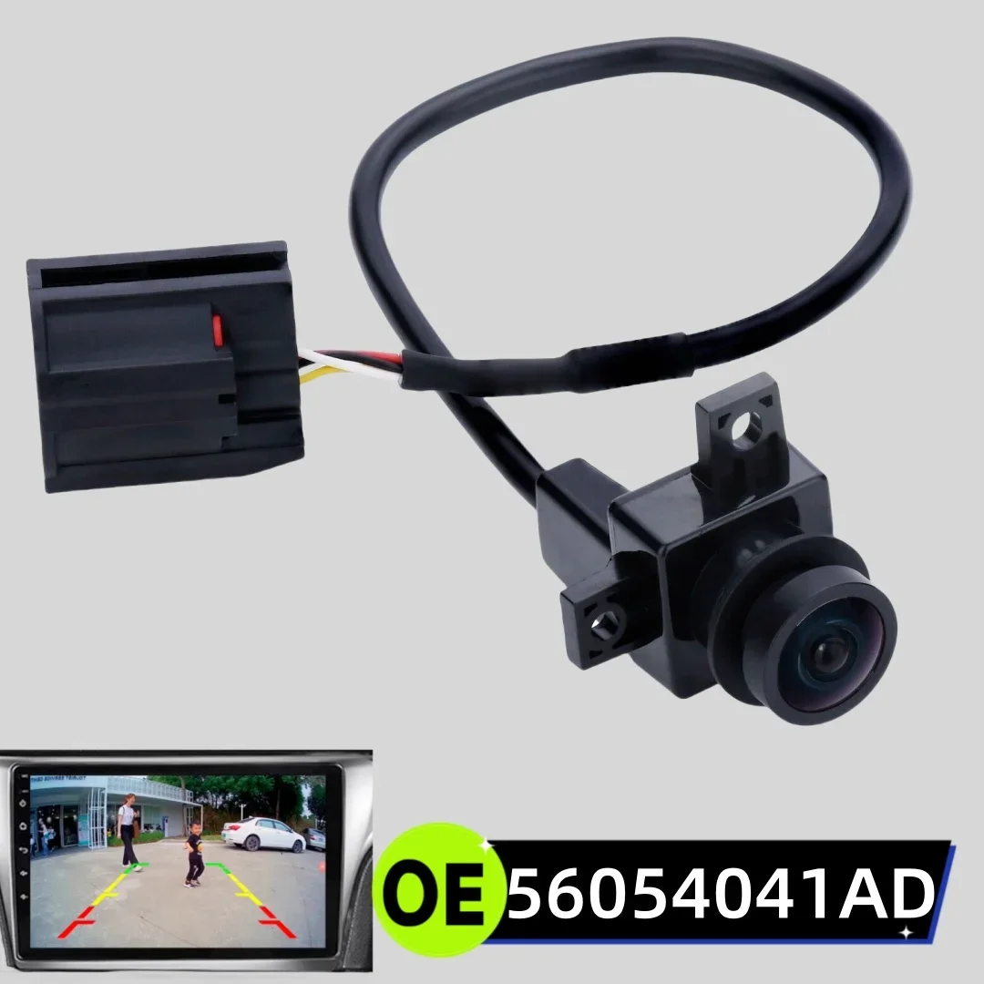 

OEM 56054041AD 12V Black New Rear View Backup Parking Vehicle HD Camera for 2009 2010 2011 2012 Dodge Ram 1500 2500 3500