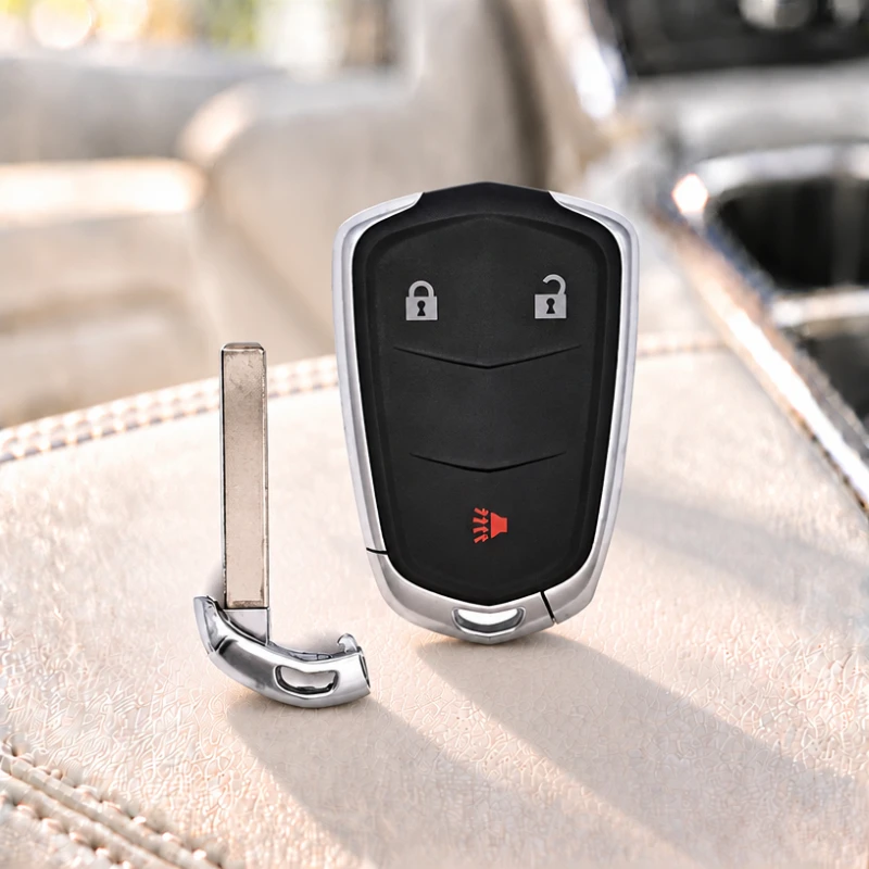 2+1 Buttons Keyless Remote Car Key 315Mhz FCC ID: HYQ2AB/433Mhz FCC ID :HYQ2EB ID46 NCF2951E Chip For Cadillac SRX 2015-2016