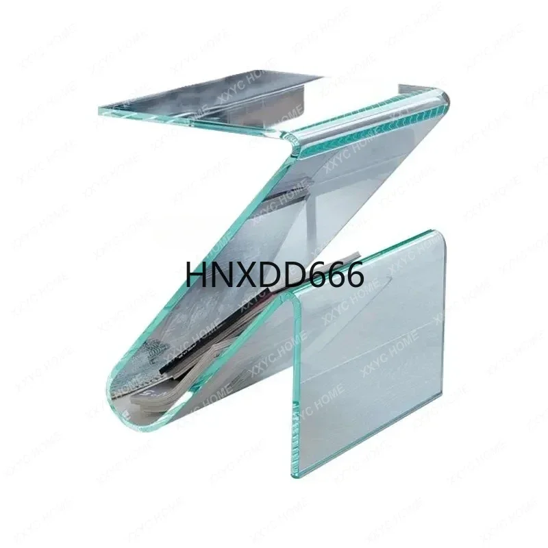 

newAcrylic Small Table Sofa Side Table Creative Strange Shape Designer Transparent with Personality Living Room Mini Corner Tabl