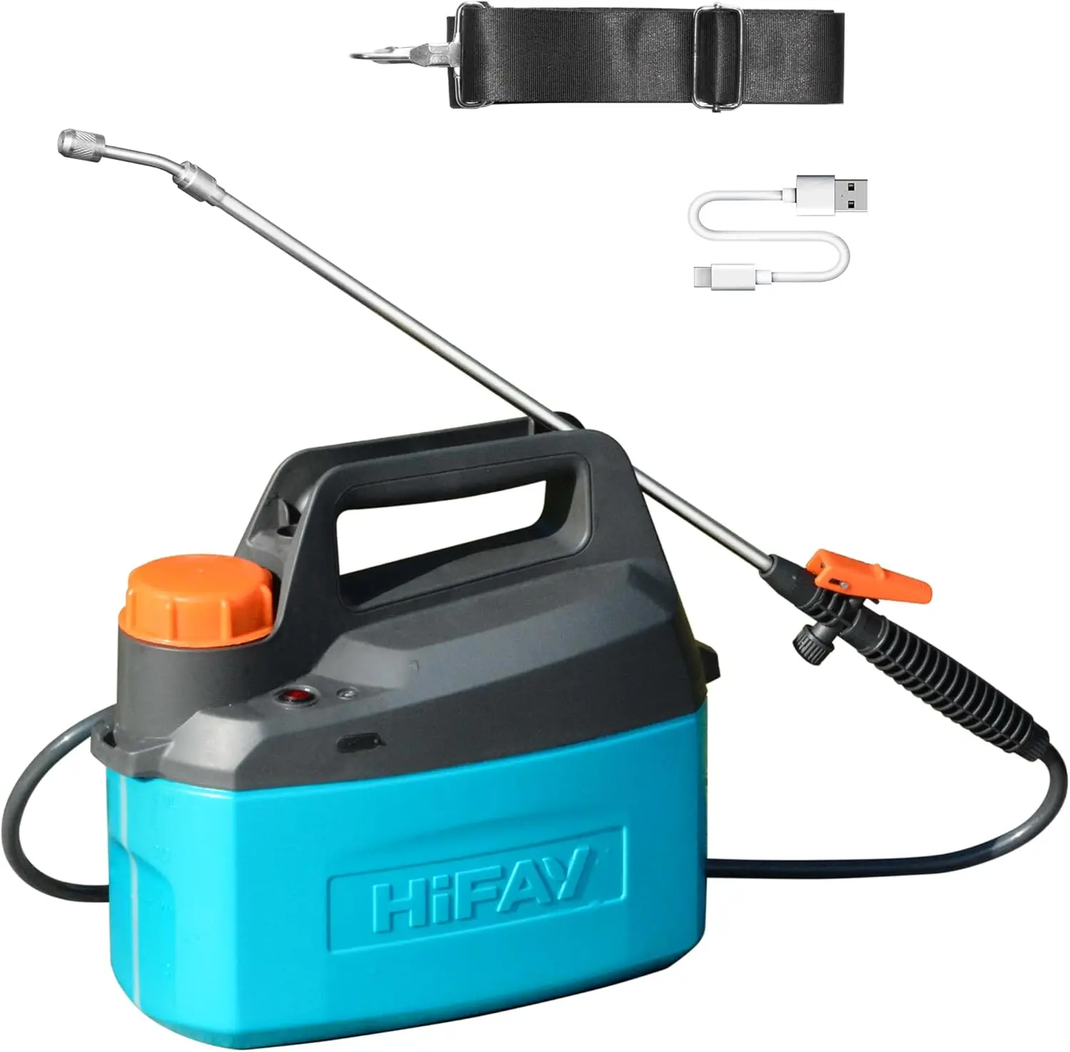 

1 Gallon Electric Sprayer, 4000mAh Battery, Copper-Nickel Nozzle, Telescopic Wand