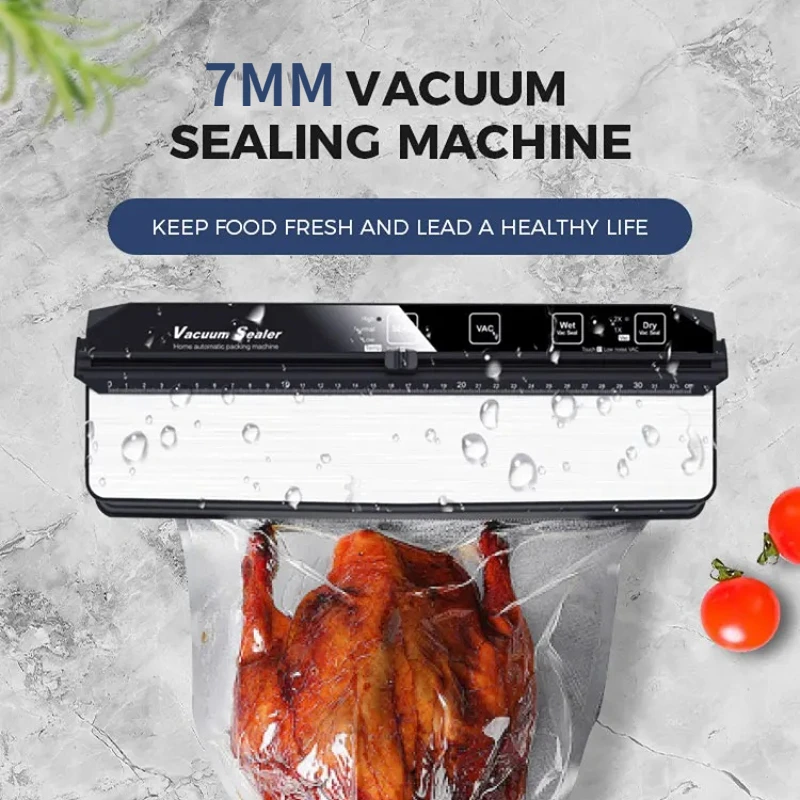 automatic Vacuum Sealing Machine Suitable For Household Packaging Preservation New Suction Vacuum Bags for Airtight Food Storage