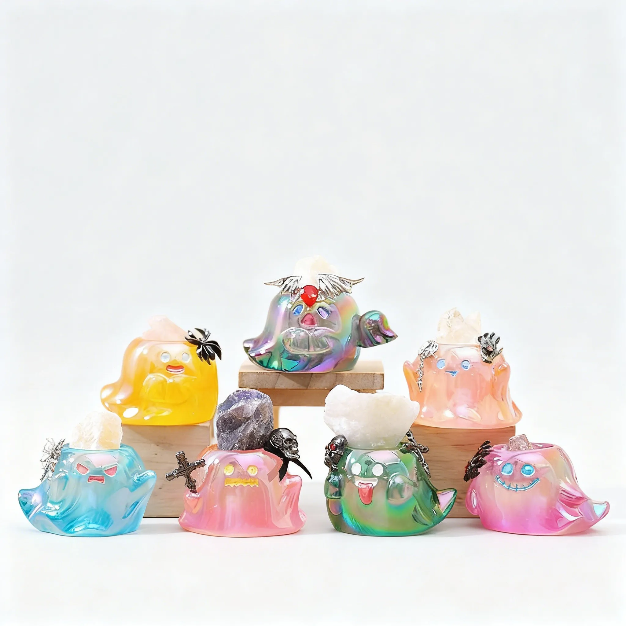 Rainbow Phantom Diy Energy Crystal Series Blind Box Creativity Aroma Stone Aromatherapy Ornament Mystery Box Halloween Souvenir - view 5