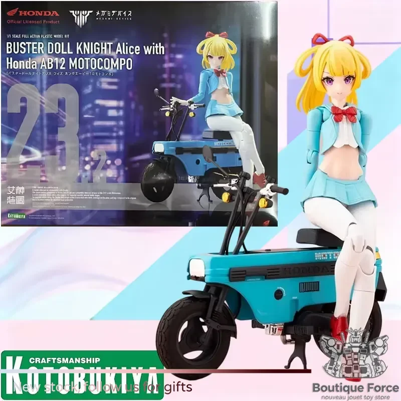 

Kotobukiya Megami Device BUSTER DOLL Knight Alice Honda AB12 Motocompo Plastic Model Kit High Articulation Mecha Musume Scale