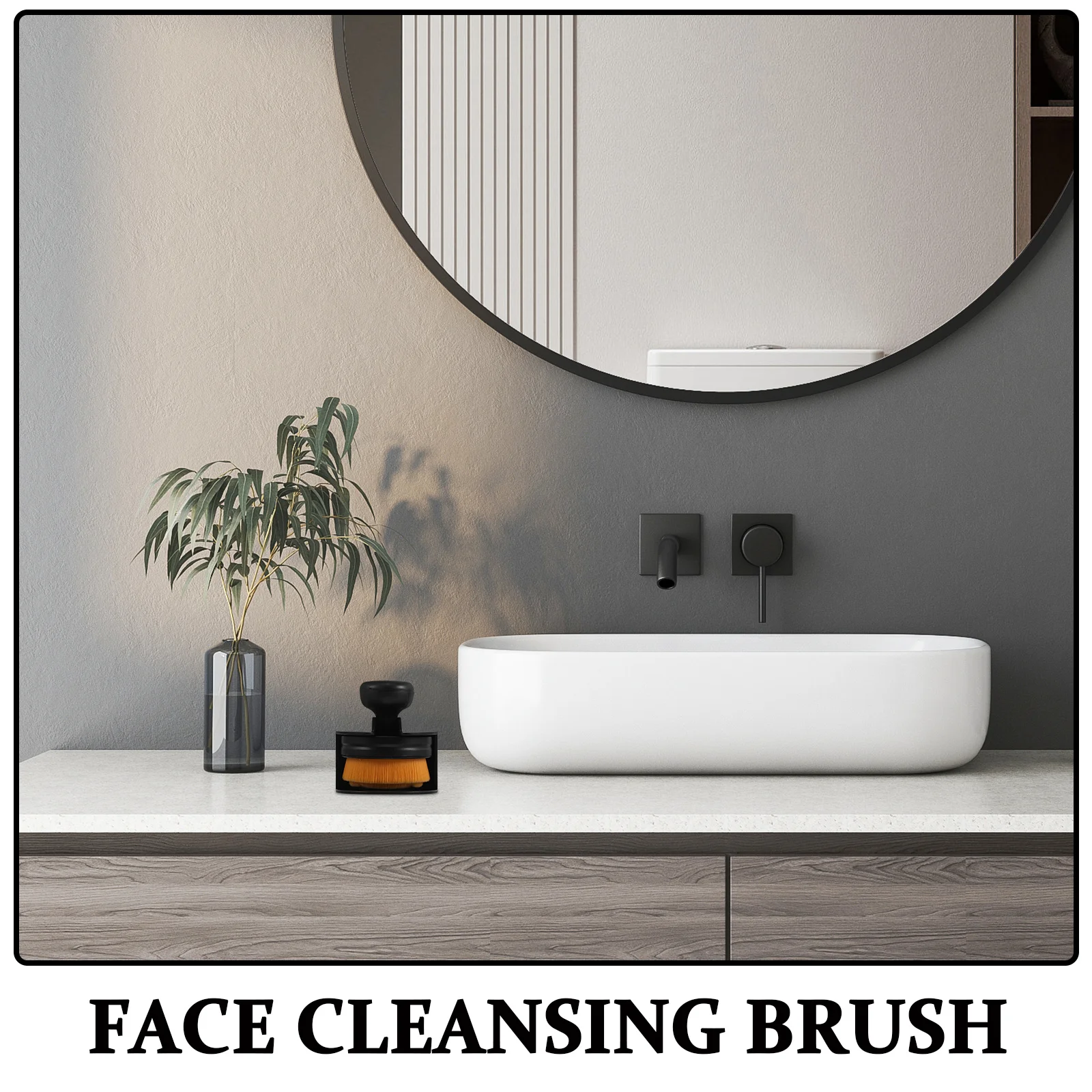 Weiche Gesichtsbürste in Blumenform, Gesichtsreinigungsbürste, sanftes Peeling, tiefer Porenreiniger, wasserdichtes, weiches Hautpflege-Werkzeug