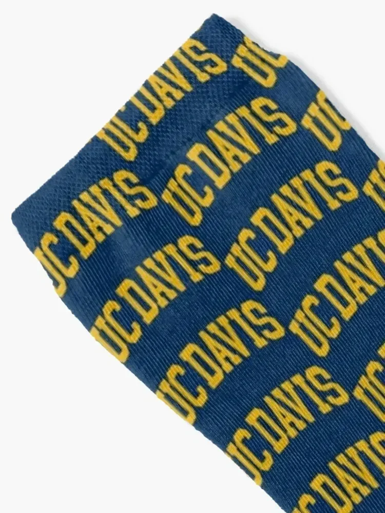 uc davis - college font curved Socks aesthetic cotton Socks Man Women's