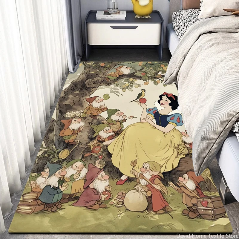 Snow White area carpet for children Living room Bedroom floor mat  Kitchen Rug Children\'s Bedroom Mat Non-slip Mat Decoration