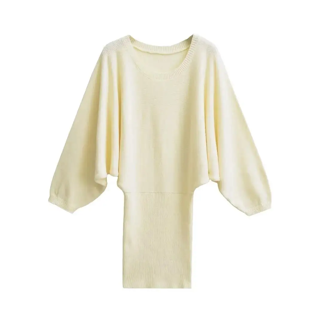 Pure Desire Sle automne nouveau haut ample moulante Dr tricoté jupe ort paresseux épissage femmes trajet Faion