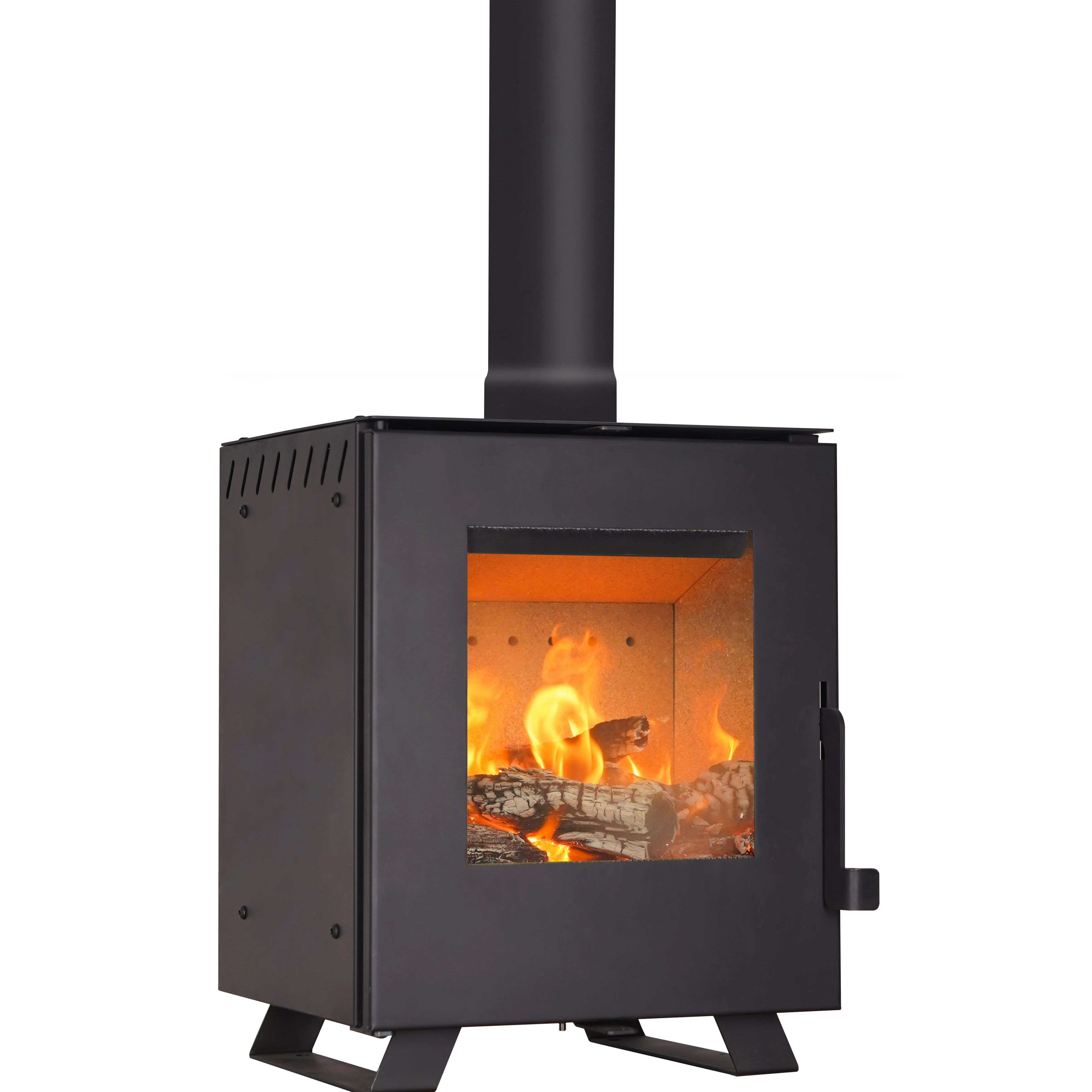 QC-R01 Mini houtkachel Kleine houten kachels Rookloze open haard te koop