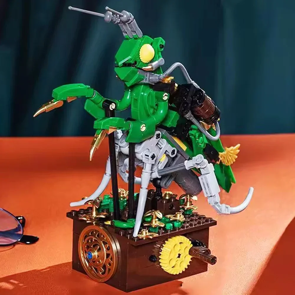 

Mantis Mech Mechanical Insect Building Bricks 392PCS Machinery Set Creative Construction Toys With Adjustable Insect Limbs Gifts