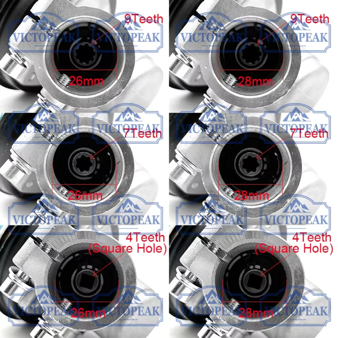 Garden Tools Accessories Parts Brush Cutter Gearbox 26mm 28mm 9 Teeth 7 Teeth Square Tooth Is Available