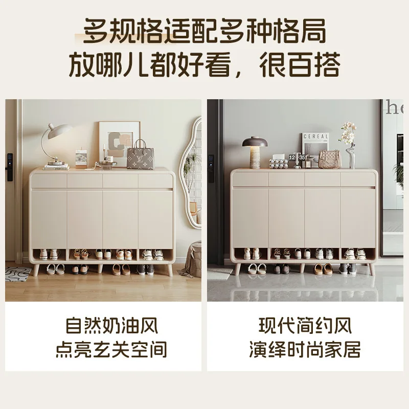Installation-free Shoe Cabinet Household Door 2026 New Popular High-end Good-looking Entrance Storage Cabinet Integrated Against