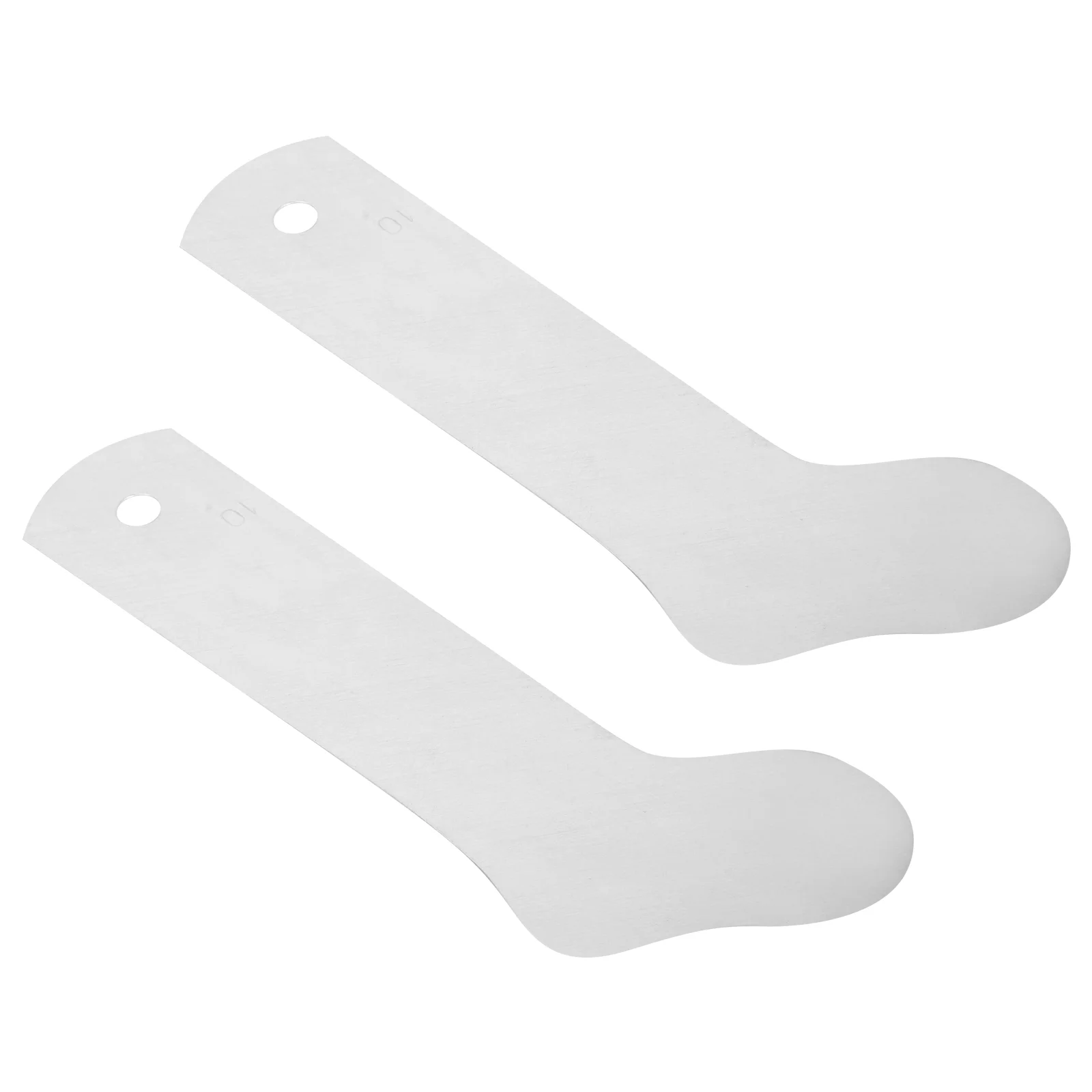 2 Pcs Sock Shaping Board Dye Jig Sublimation Fixture Straight DIY Aluminum Metal Transfer Printing Baby
