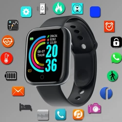 Sport Bluetooth Smart Watches Color Screen Life Waterproof Fitness Bracelet With Health Blood Pressure Heart Rate Sleep Monitor