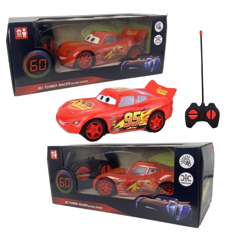 

Disney Pixar Cars 3 Lightning McQueen RC Car 2026 New Electric Simulation Racing Vehicle Children Toy Christmas Gift