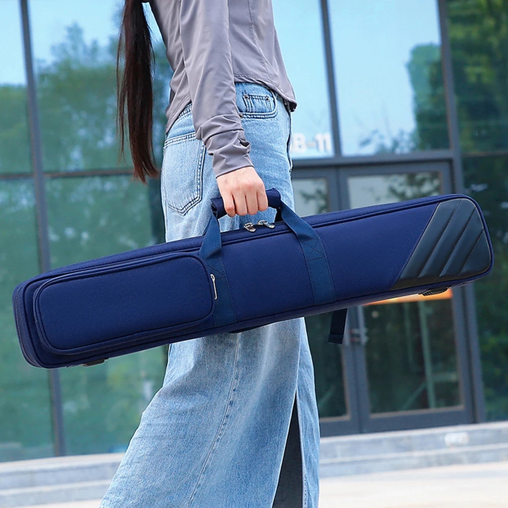 

1pcs Pool Cue Case,Pool Stick Case3x4,Sturdy Polyester Pool Cue Carry Bag with Shoulder Strap Handle,Soft Billiard Cue Sling Bag