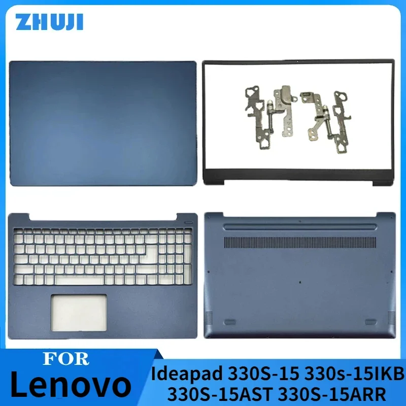 NEW Laptop Case For Lenovo Ideapad 330S-15 330s-15IKB 330S-15AST 330S-15ARR LCD Back Cover Front Bezel Palmrest Bottom Blue