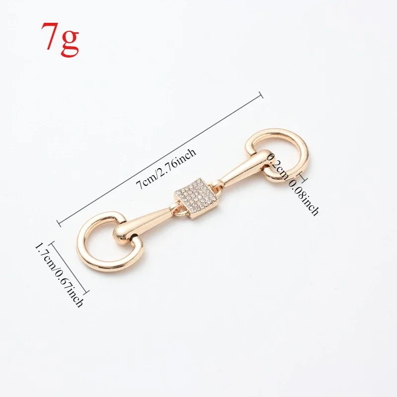 Fashion DIY gold shoe buckle chain boots leather shoes shoe accessories shoe accessories