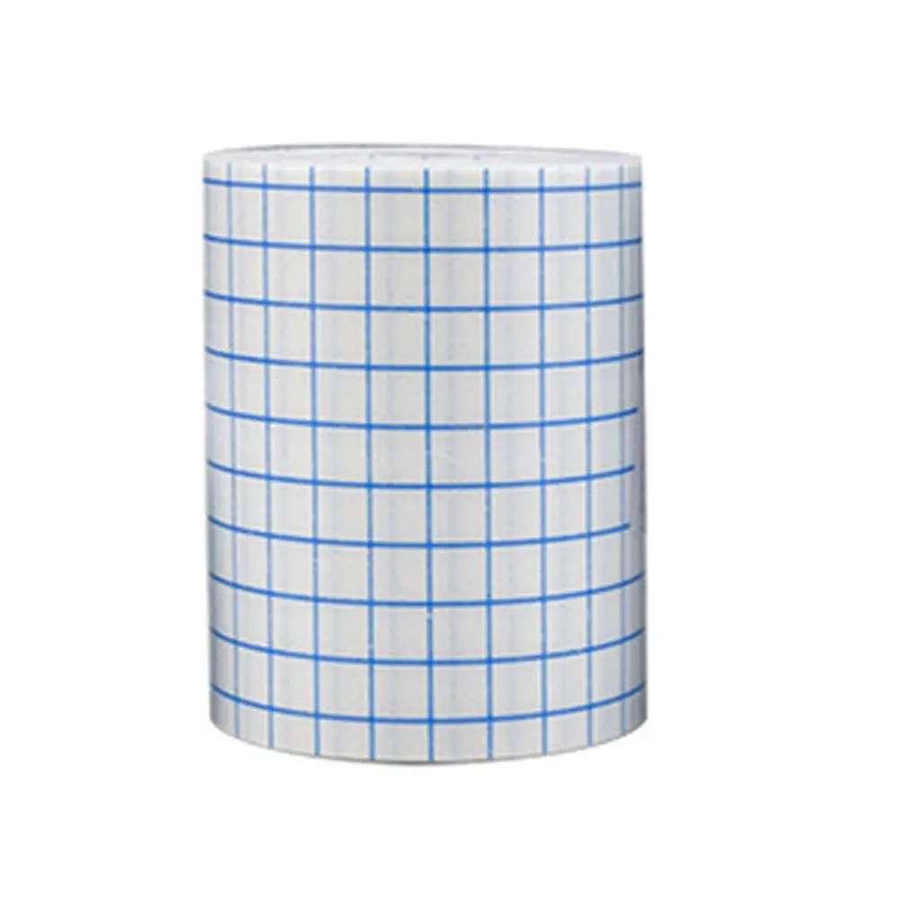 

Breathable Plaid Waterproof Fabric Cloth Antibacterial Bandage Health Care Wound Dressing Adhesive Tape Non-Woven Fixation Tape