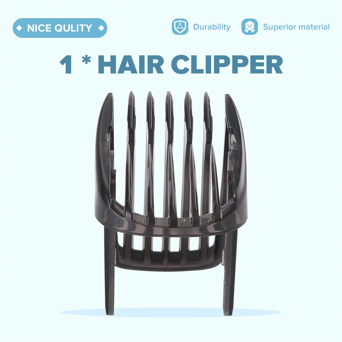 ABQR pour tondeuse à cheveux HC3400 HC3410 HC3420 HC3422 HC3426 HC5410 HC5440 HC5447 HC5450/7452 peigne de fixation noir