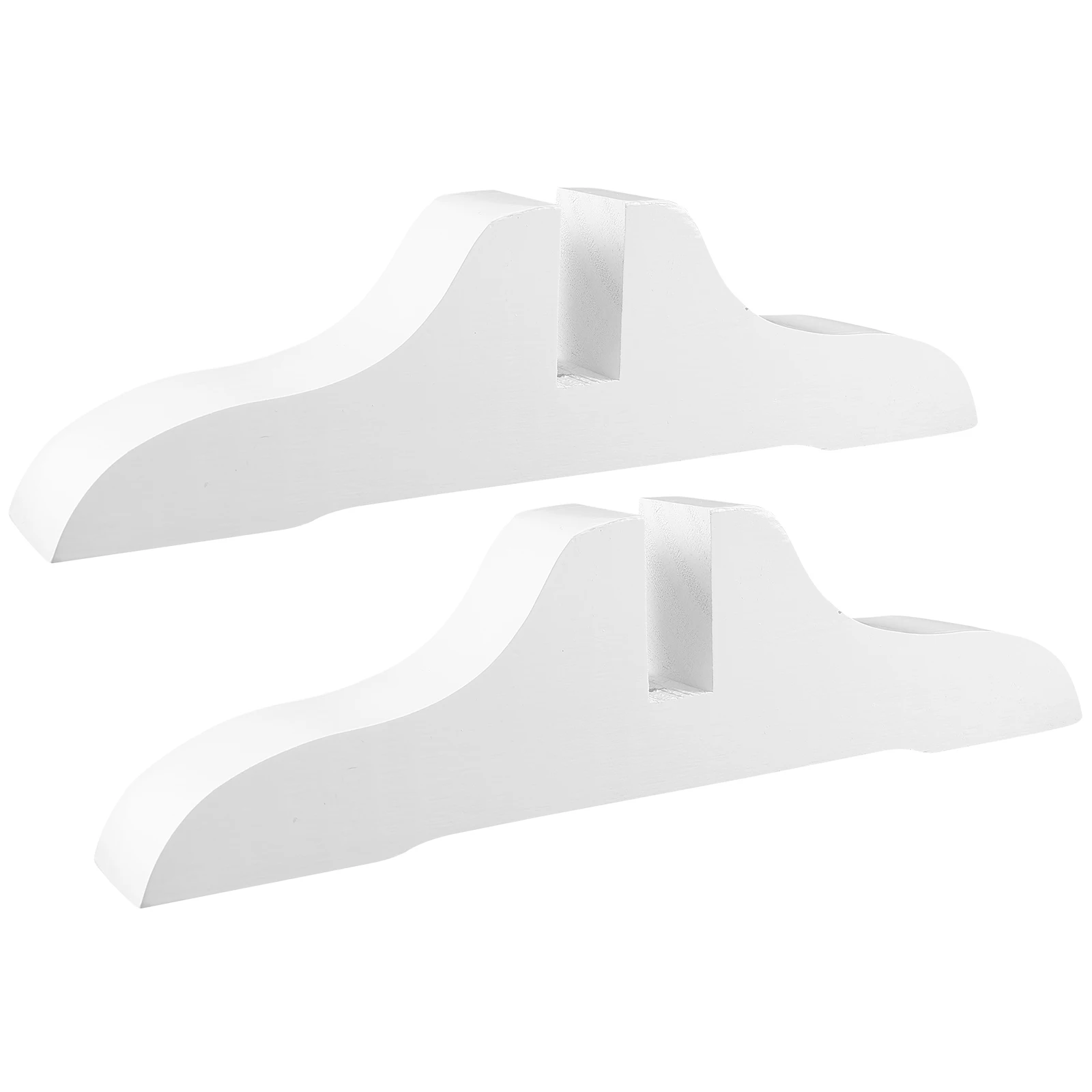 

2 Pcs Screen Base Support Feet for Room Divider Stand Partition Wood Panel Stands Office Brackets Wear Resistant Thickened