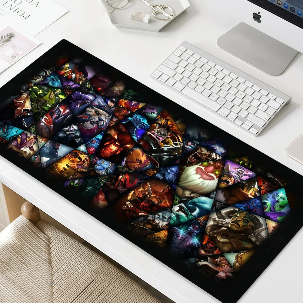 Mouse 2 Pad MousePad Game D-Dota Non-slip Combat Lockedge Office Student Gaming Thickened Large Writing Pad Competitive Cushion