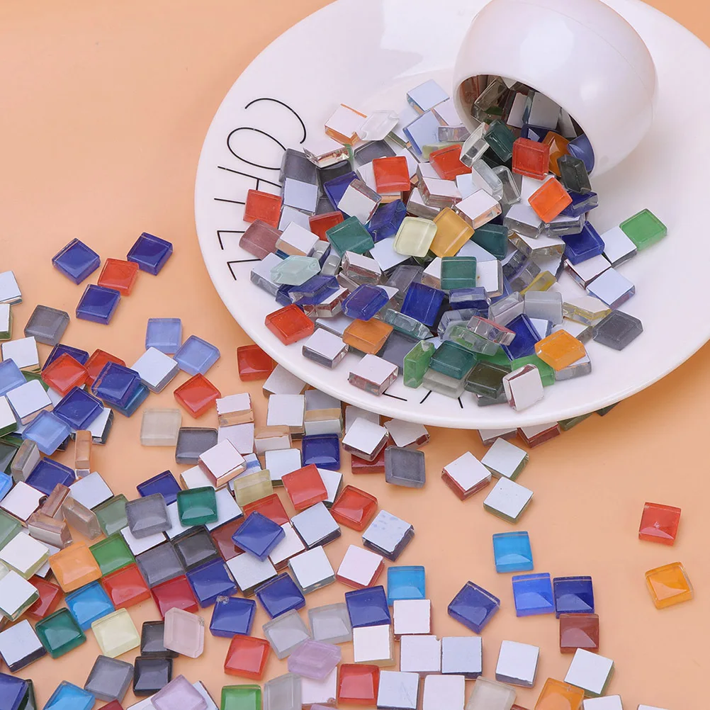 

1Set Glass Sticker Craft Mosaic Crystal Kids Decorative DIY Material for Jewelry Clock Vase Earring Cufflink Projects Mixed