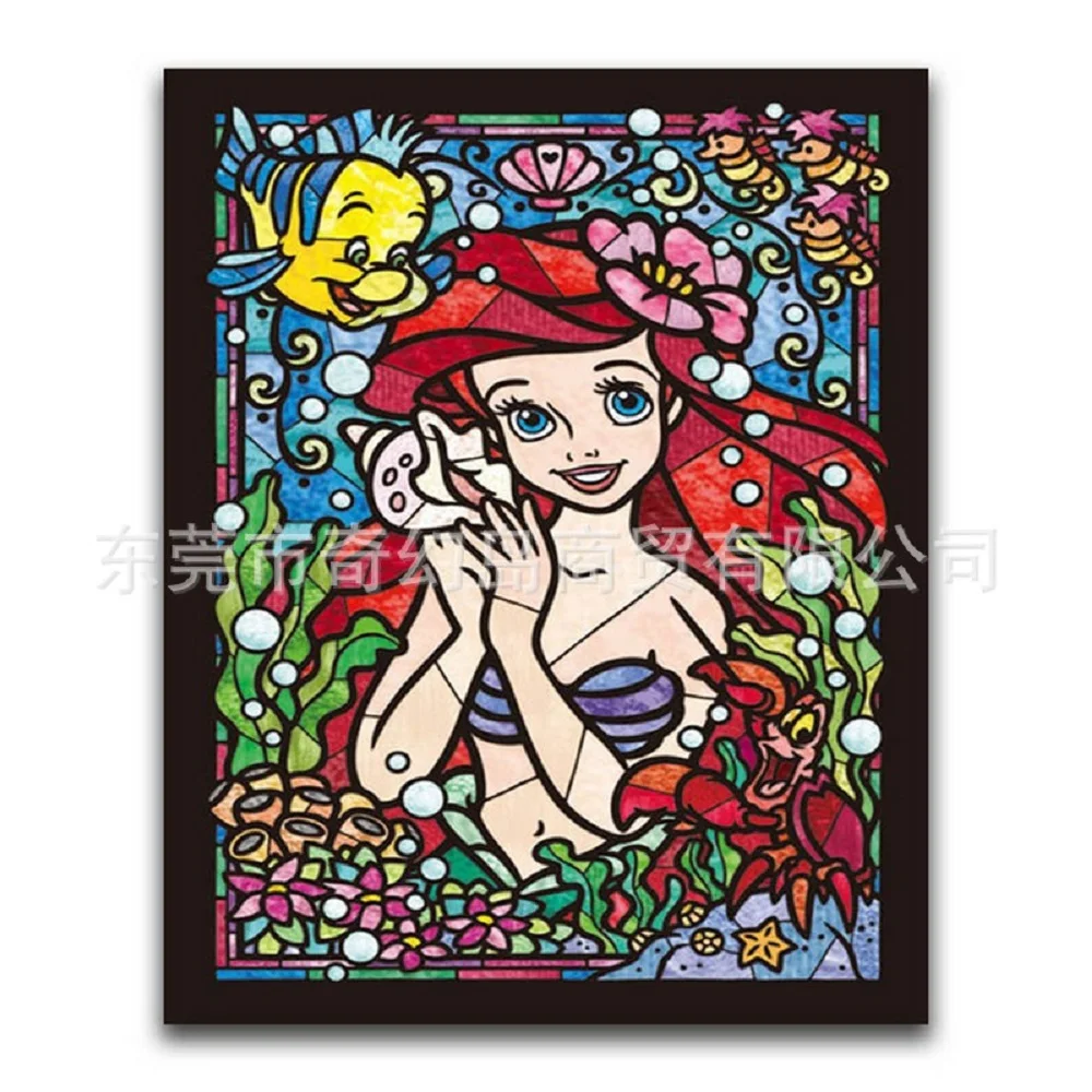 

5D Diamond Painting Cartoon Mermaid DIY Sticking Drills Embroider Living Room Decoration Draw Handiwork Enthusiast Optimum Gifts