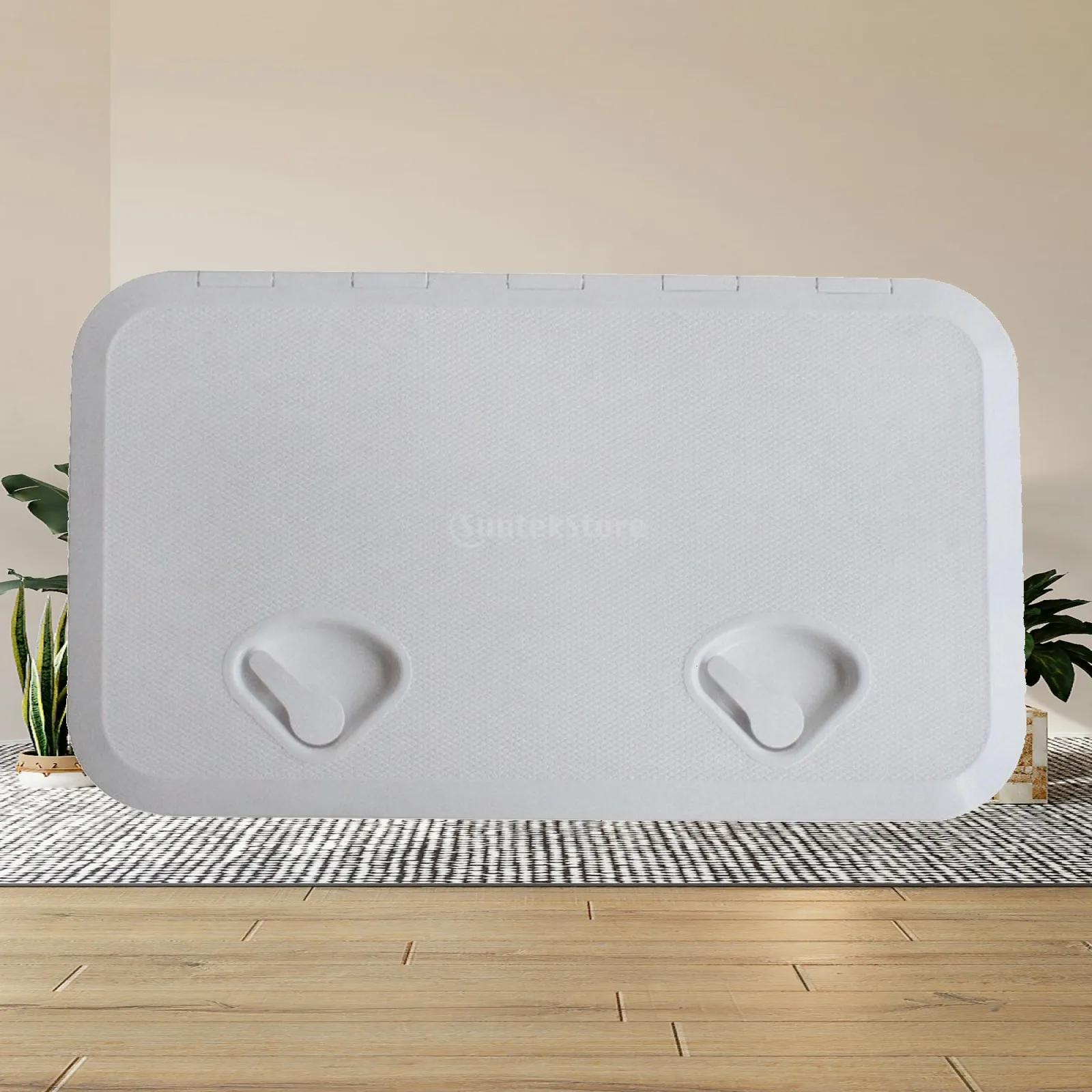 Boat Hatch Cover with Recessed Handles Resistant Deck Hatch with Handles Access Lid Long-Lasting Fiberglass-Reinforced